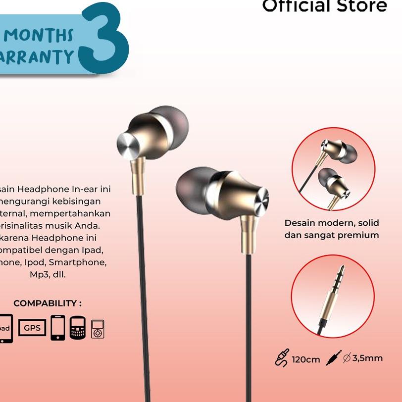 Ready Soundplus - Coolpad X Soundplus  / In-ear Earphone / Deep Bass