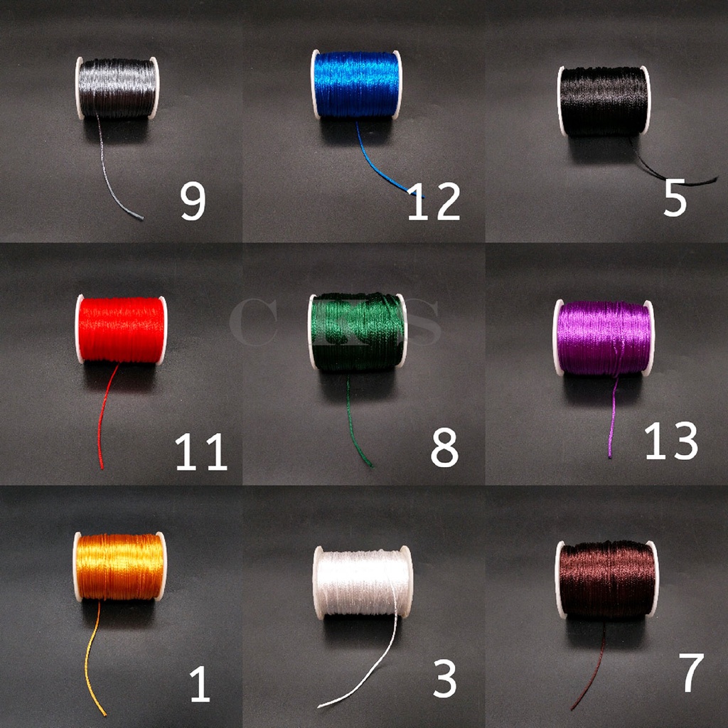 Tali satin / tali kancing ukuran +-1mm