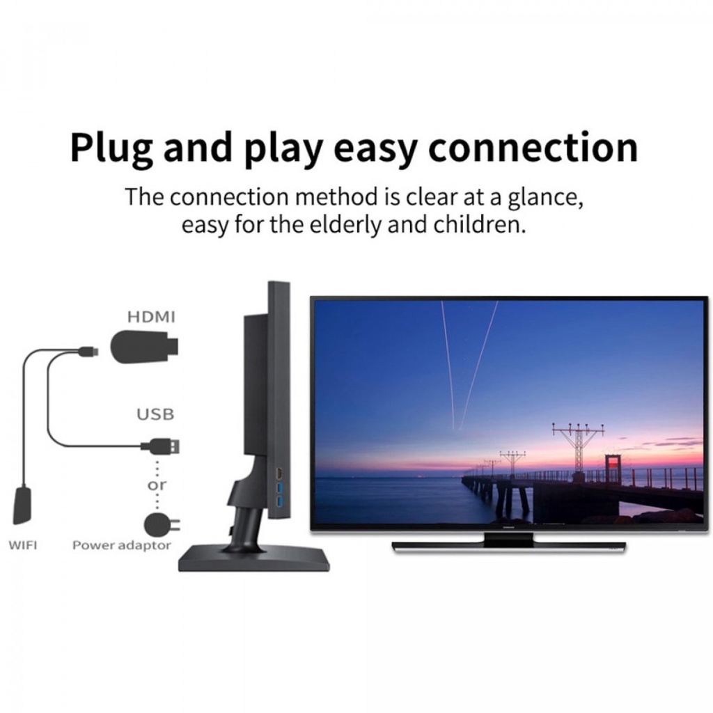 Mirroring AnyCast Miracast Airplay HDMI Dongle WiFi 4K