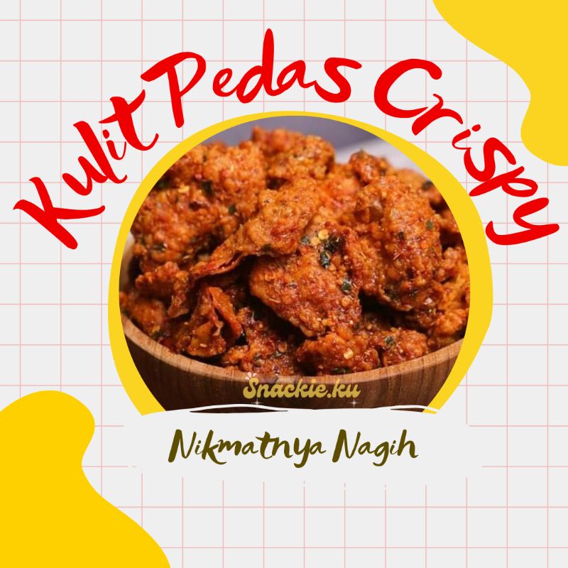 

Kulit pedas crispy 200gr