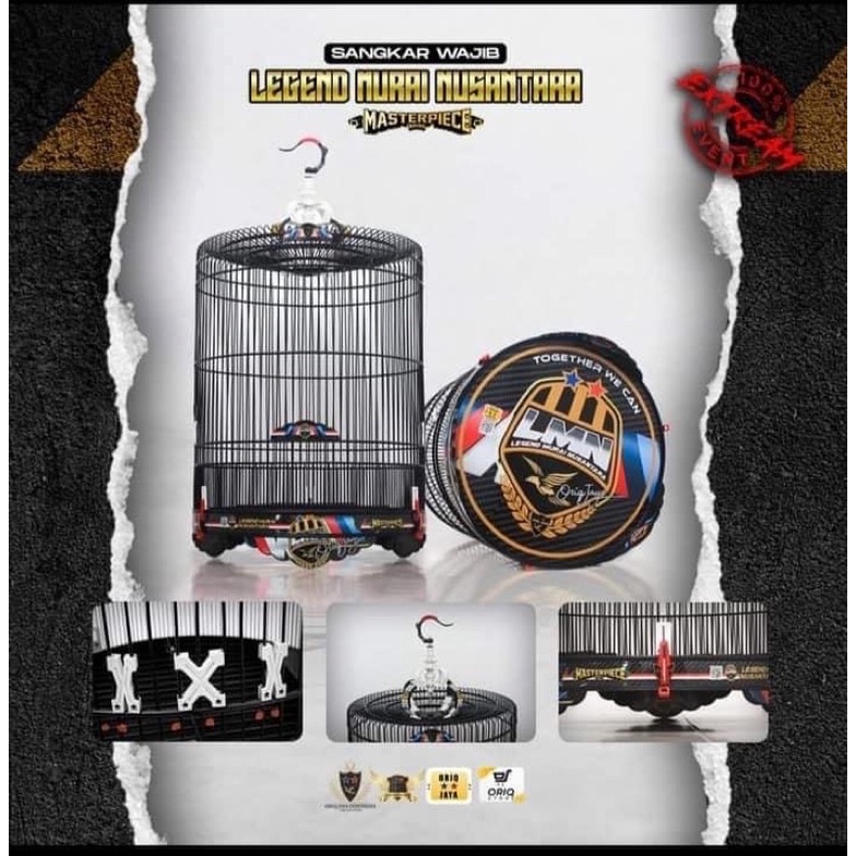 SANGKAR KANDANG MURAI PVC ORIQ JAYA LMN LEGEND MURAI NUSANTARA