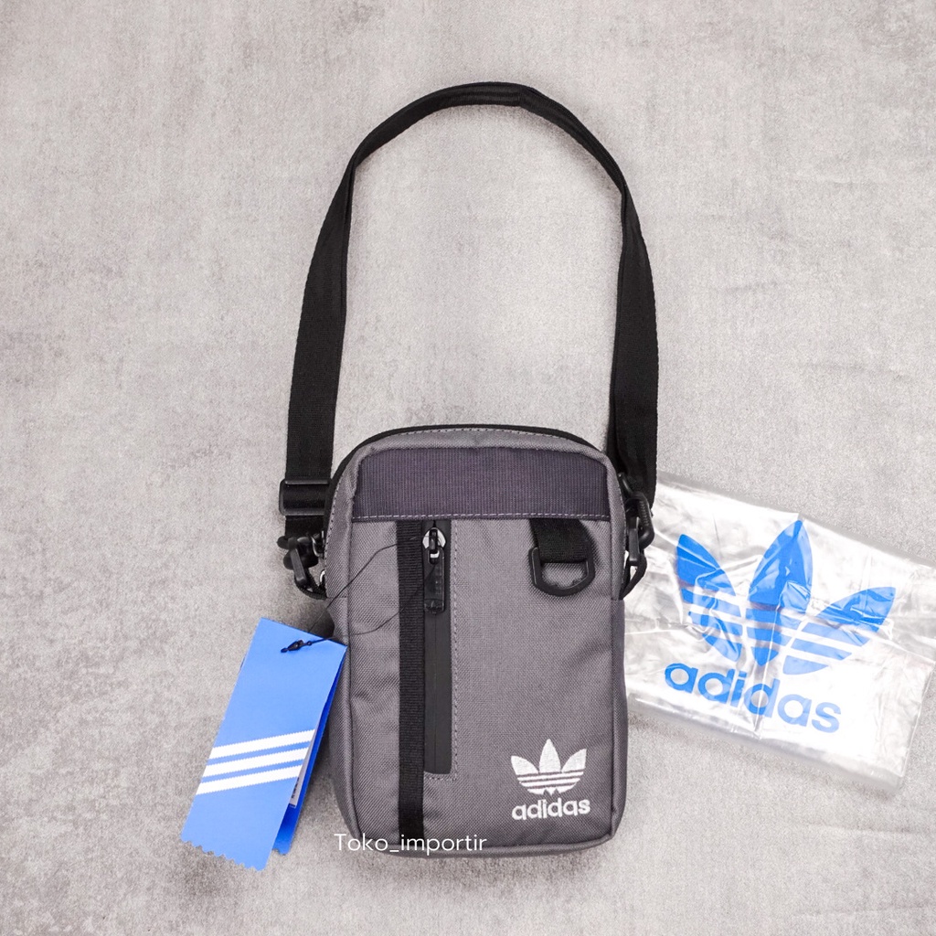 Tas Slingbag Adidas Mini Trefoil / Tas Selempang Pria Impor Mirror ORI