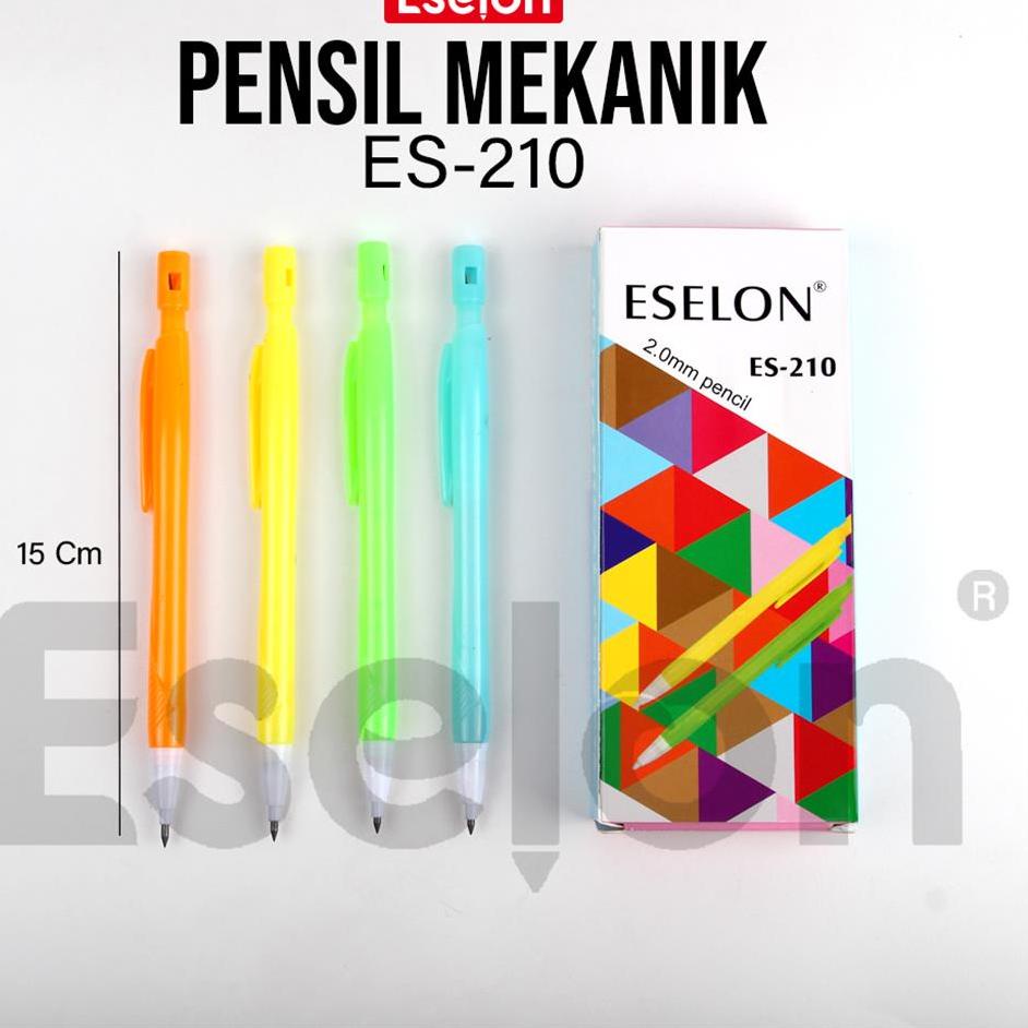 

さ 12pcs Pensil Mekanik 2.0mm ES-210 / Mechanical Pencil 2.0 も