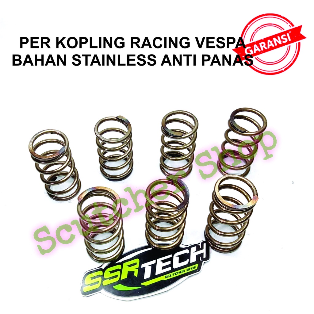 per kopling racing vespa stainless