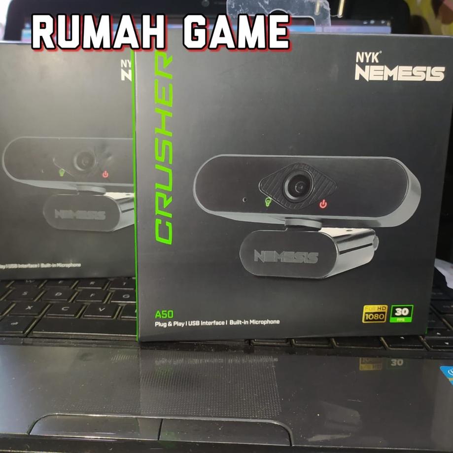 Harga Bersahabat NYK NEMESIS CRUSER A50 Ganti nya A75 / A-75 Webcam With 1080p Full HD 30Fps
