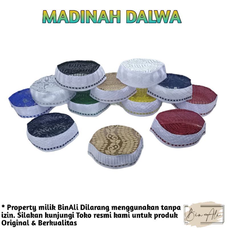 Peci kopiah Madinah Dalwa / Peci Kopiah Jaring Santri