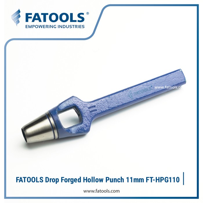 

Dijual Fatools Hpg110 - Drop Forged Hollow Punch 11Mm Bagus