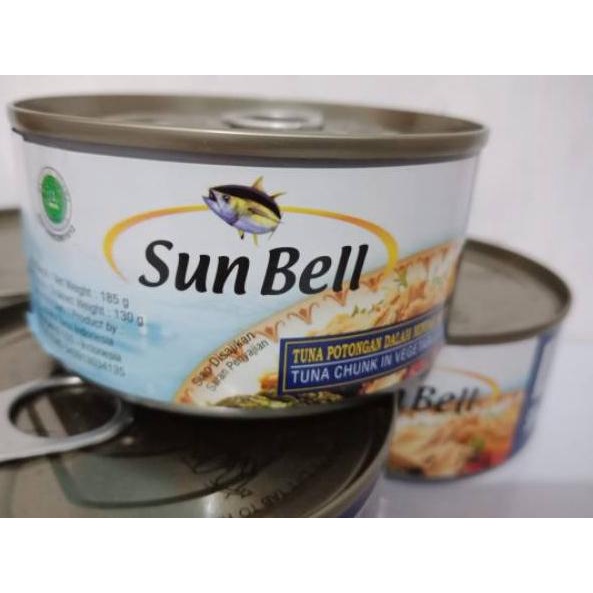 

✨9.9✨ COD Sun bell Tuna chunk in vegetable oil - 185gram buruan
