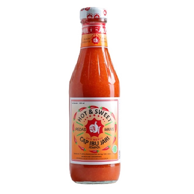 

saus sambel ibu jari hot sweet pedas manis 320