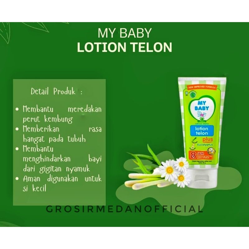 MY BABY LOTION TELON PLUS - MENGHANGATKAN DAN MELINDUNGI DARI GIGITAN SERANGGA HINGGA 6 JAM