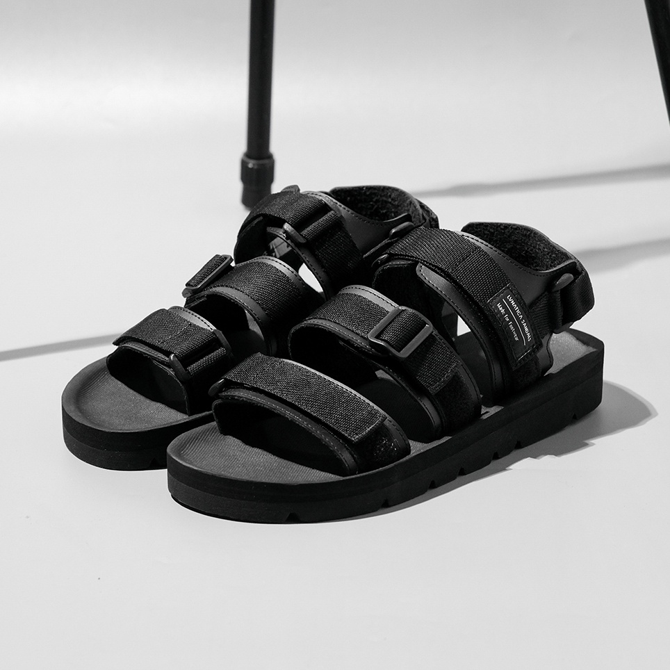 ALTO FULL BLACK |ManNeedMe x Lvnatica| Sandal Gunung Pria Casual Outdoor ORIGINAL