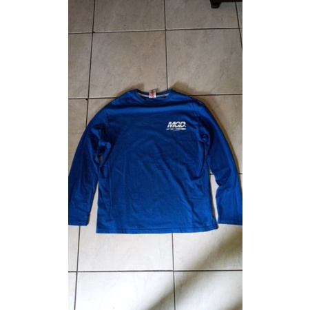 Longsleve mahagrid rush blue original