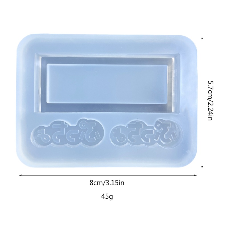 Siy Cetakan Resin Epoksi Bahan Silikon Transparan Untuk Kerajinan Tangan DIY