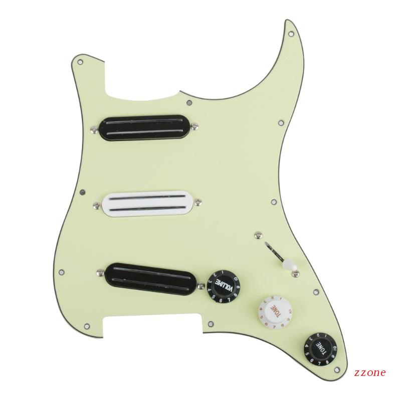 Set Pickguard Gitar 3 Lapis Dengan Switch 5 Arah