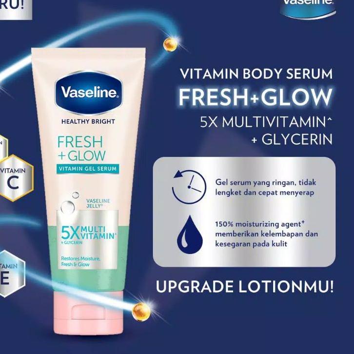 Diskon Gede--Vaseline Healthy Bright Fresh / Soft Glow / Firm glow / Hijab / Cooling / Healthy White