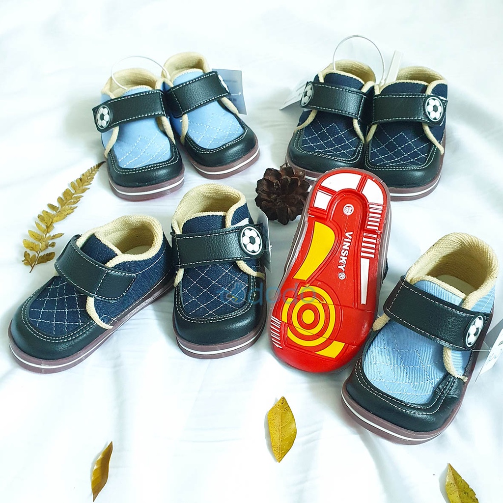 Prewalker Sepatu Bayi Anak Laki-Laki Usia 2 - 14 bulan Vinsky 7466