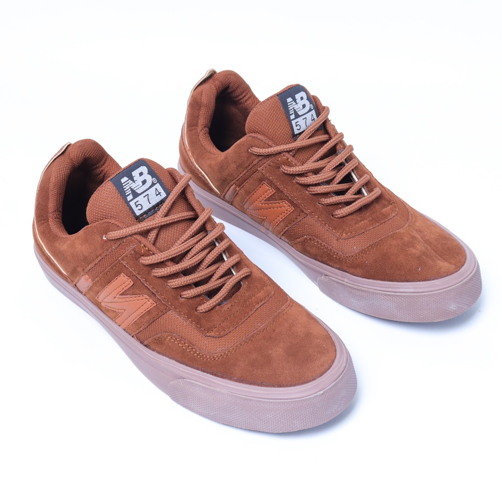 Produk SEPATU PRIA SKATEBOARDING SNEAKERS CASUAL KETS SPORT PREMIUM IMPORT BNIB COKELAT