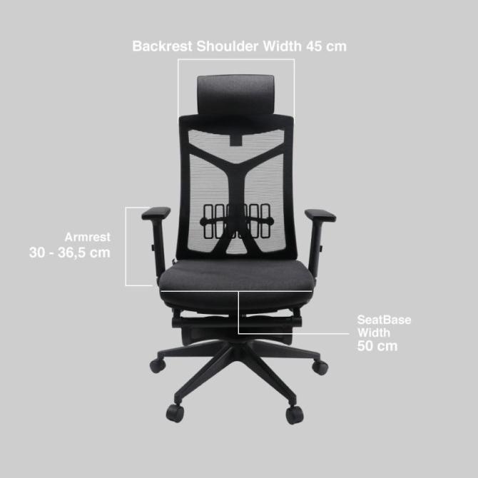 ada Rexus NC-1 NC1 MAX Ergonomic Office Chair - Kursi Kantor NC1 MAX ready