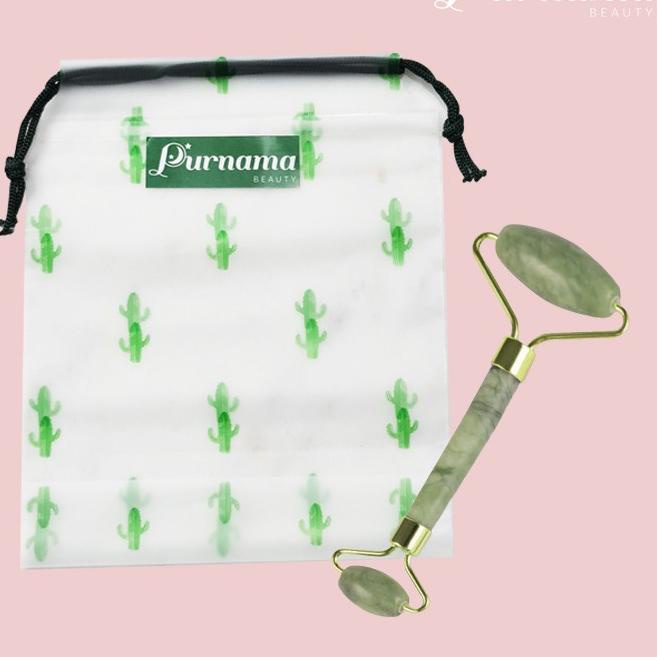 PRODUCT TERLARIS Purnama Beauty Face Roller - Jade Roller (Batu Jade Asli) ❅ 890