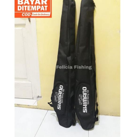 BEST RATING Tas Stick Joran Katrol Pancing Murah 100 cm Alat Peralatan Pancing Pancingan Cod 3492 ㍐