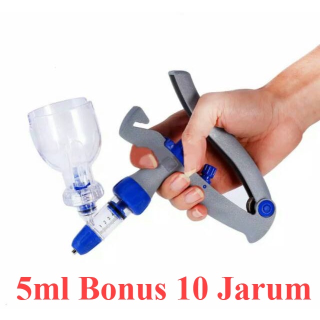 Suntikan Injeksi Vaksin Peternakan Alat Suntik Otomatis Vaksin Ayam Jarum Suntik Ayam Bebek Doc Alat Suntik Otomatis Babi Kambing Domba