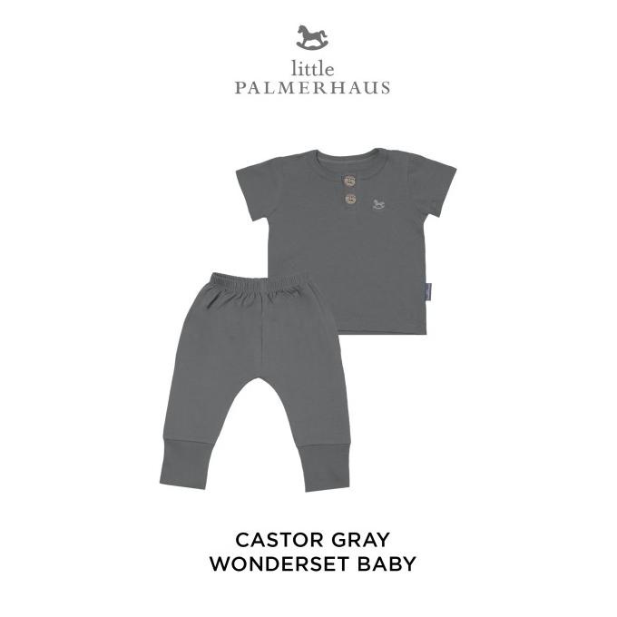 Little Palmerhaus Baby Wonderset Setelan Pendek Celana Panjang Bayi 0-12 Bulan