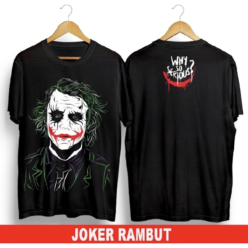 T-shirt Kaos/Baju Distro Original JOKER Rambut