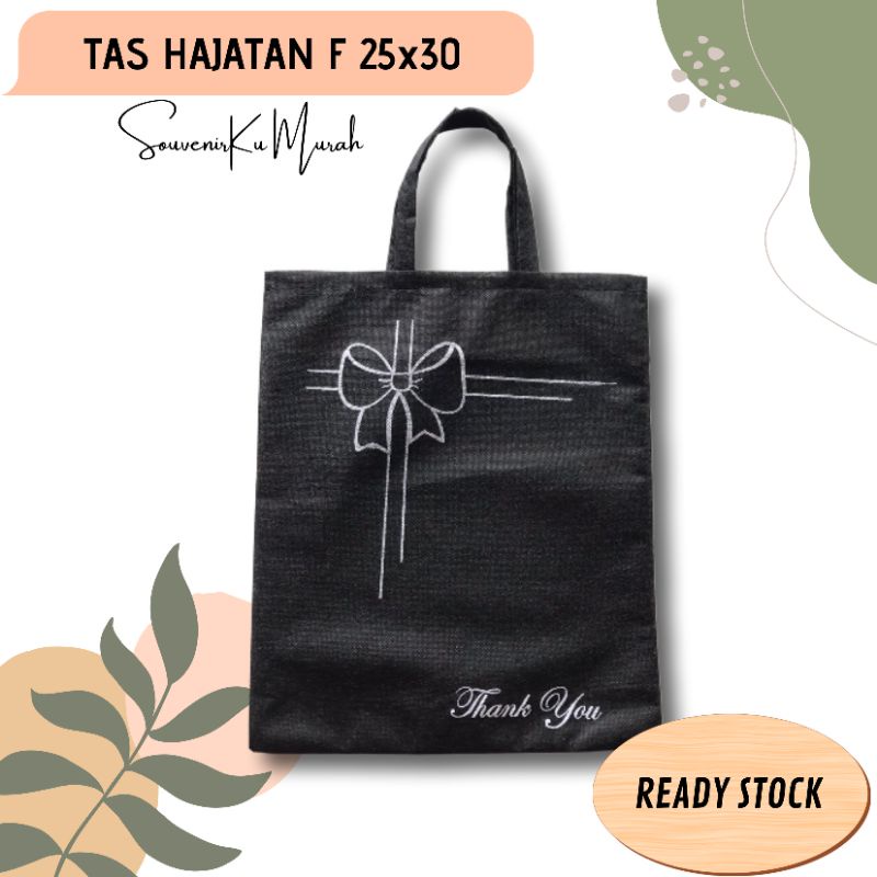 

Tas Goodiebag Spunbond Hajatan Aqiqah Khitan Yasinan Terlaris Motif ~ Thank You Hitam