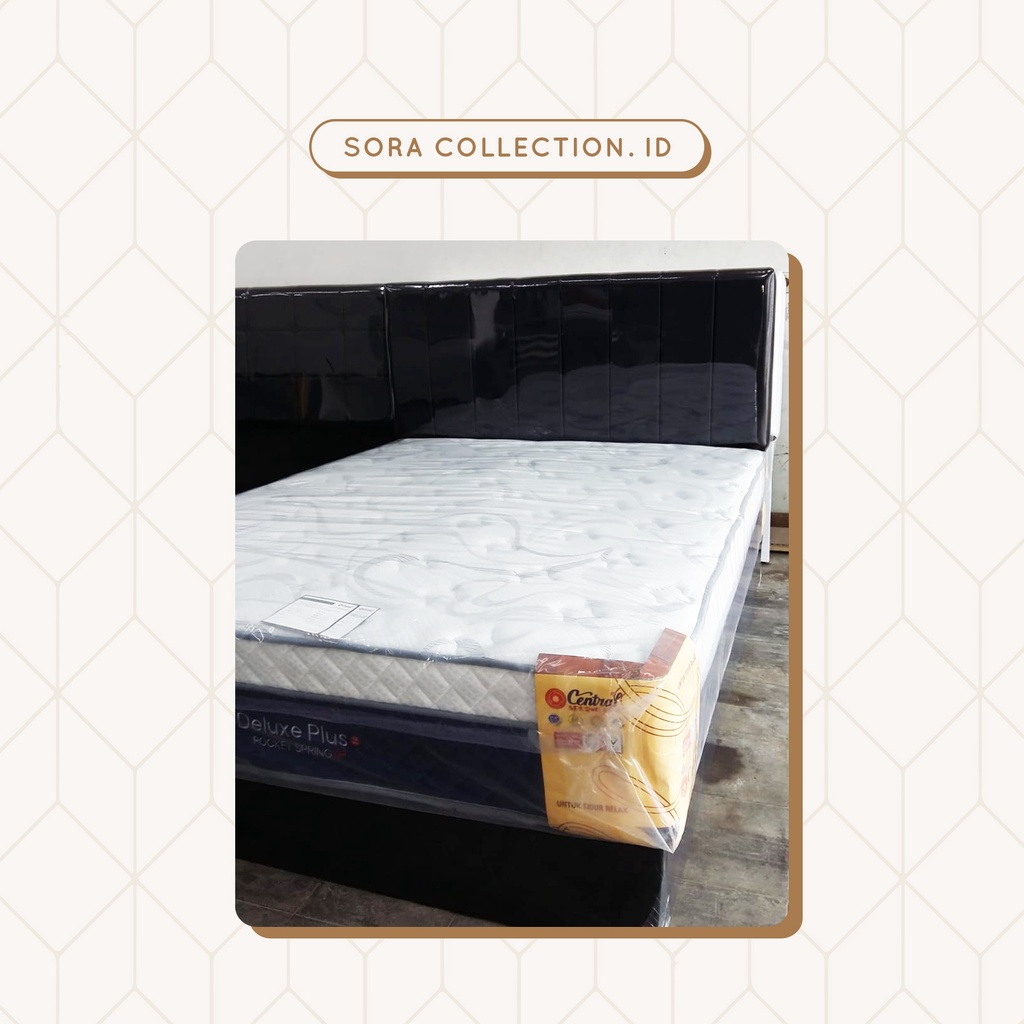 Central Springbed Deluxe Plus Pocket Uk 160x200 + Divan Full Set