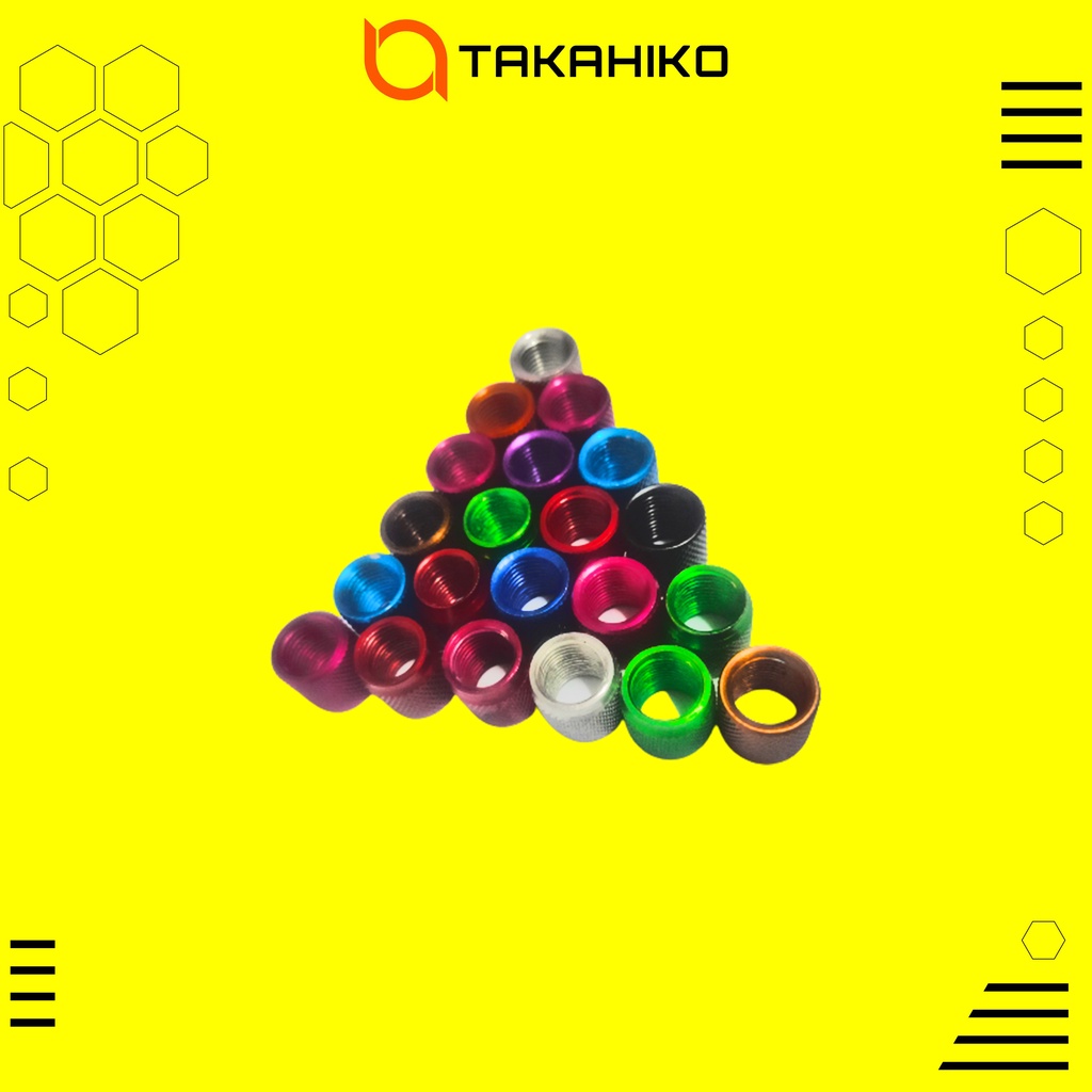 Tutup Drat Laras  OD 13 PCP Pentup Drat Perdam Bahan Alumunium