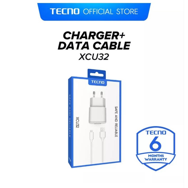 TECNO Charger + Data Cable XCU32