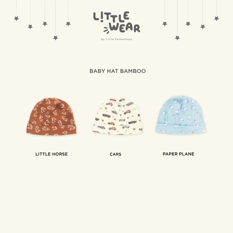 Little Palmerhaus Little Wear Baby Hat  - Topi Bayi isi 3 (LPH-BH)