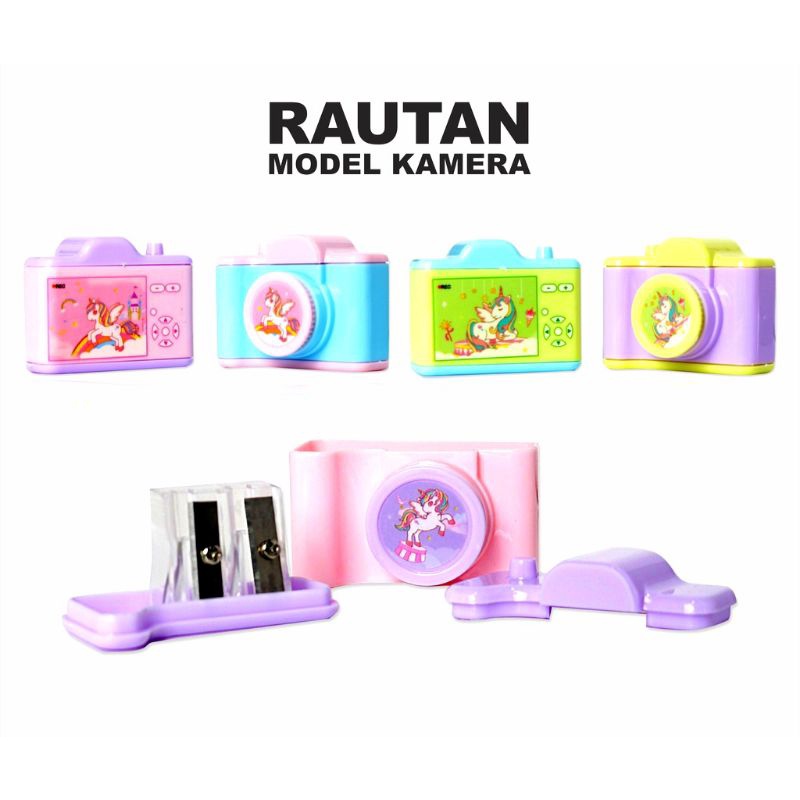 

Serutan / Rautan Pensil Doraemon Hello Kitty 2 Lubang