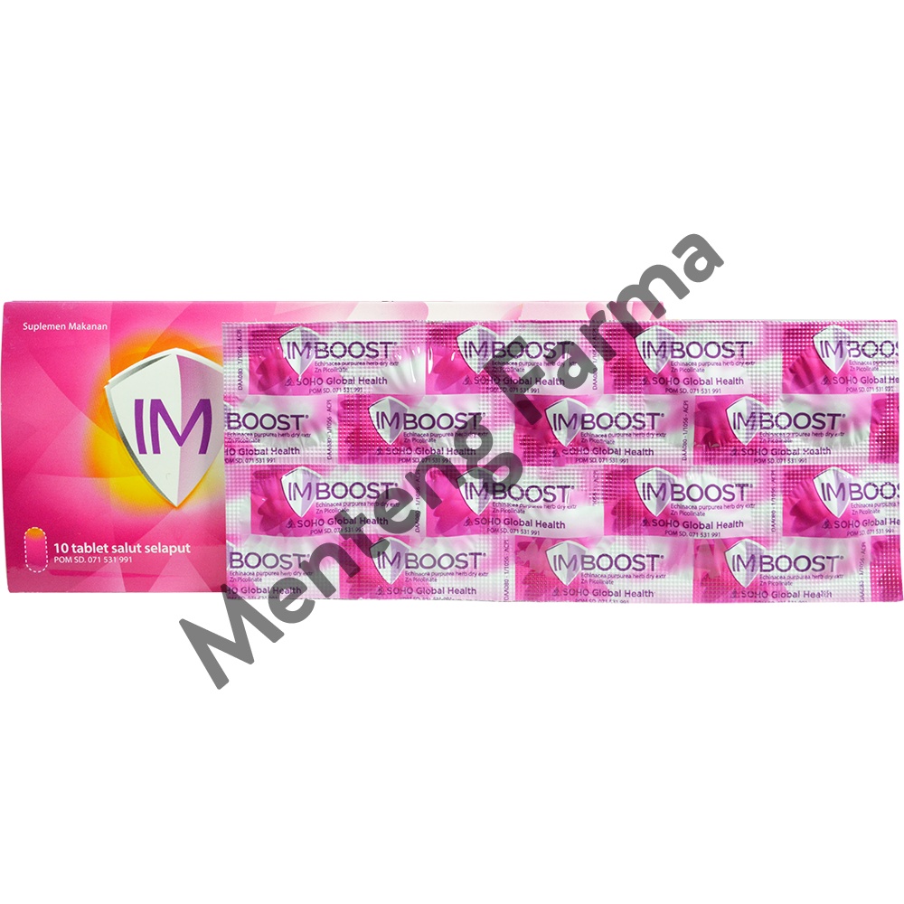 Imboost Tablet Strip Isi 10 - Vitamin Penambah Sistem Imun