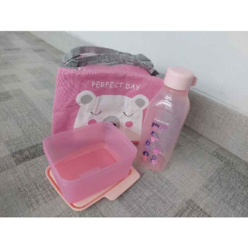 kotak makan set tanpa sekat tupperware