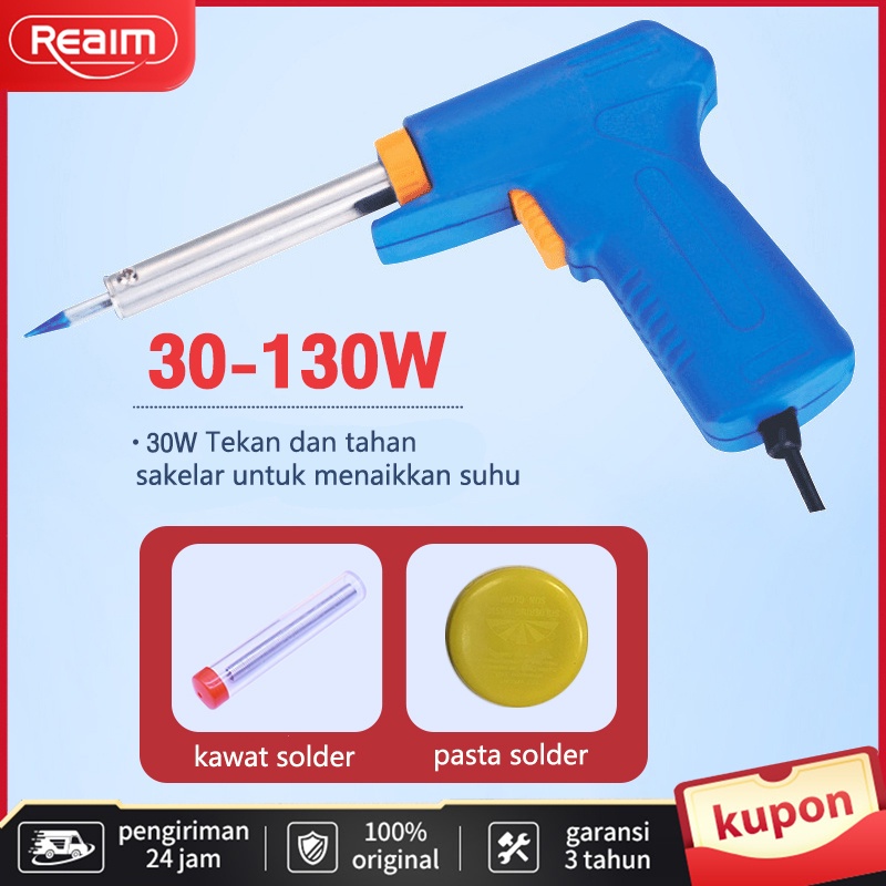 Reaim 【ready】Listrik Solder Besi Panas Eksternal dan Panas Internal HLT002A Solder Besi Solder Pena Kelas Industri Solder Besi Set termal eksternal