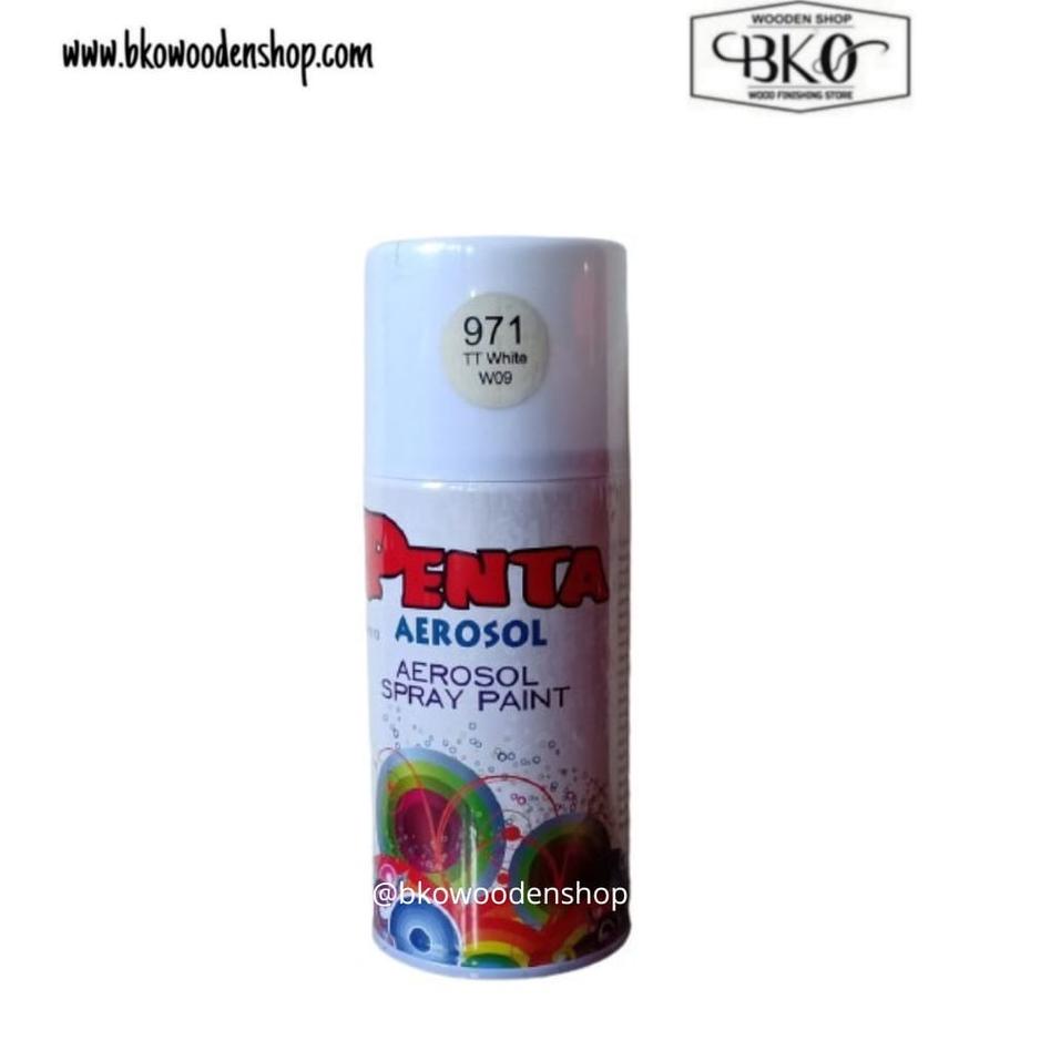 

Kekinian Cat semprot pylox PENTA 300 ml 971 TT White W09 (putih) Agya Ayla