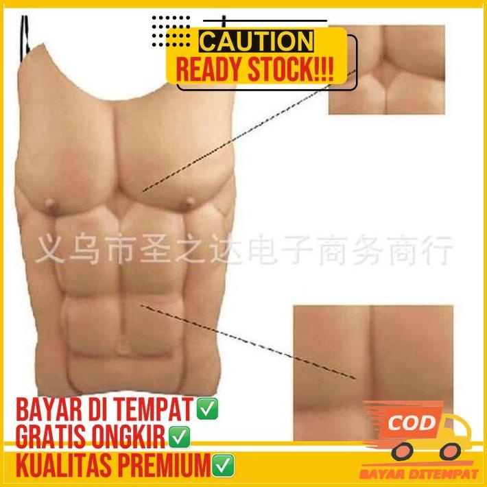 Terlaris Fabs Fake Abs Sixpack Otot Palsu Dada Perut Lakilaki