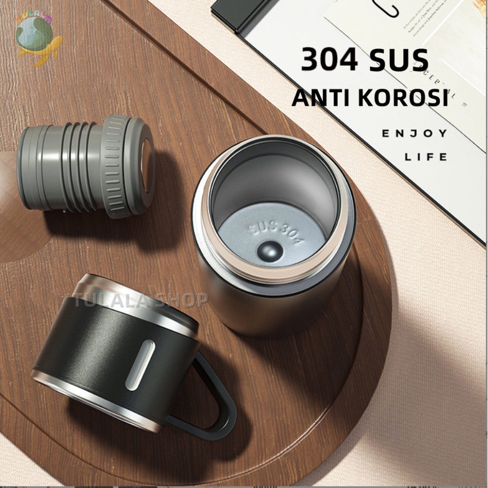 [TTULALA SHOP]Botol Minum Cangkir Premium 500 ML Panas Dingin / Termos Sultan Vacuum Flask Set