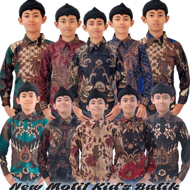 PDT.18Oc22ᴮ ◦ BAJU BATIK ANAK LAKI-LAKI LENGAN PANJANG BATIK ANAK BATIK ANAKBATIK ANAK MURAH BATIK A