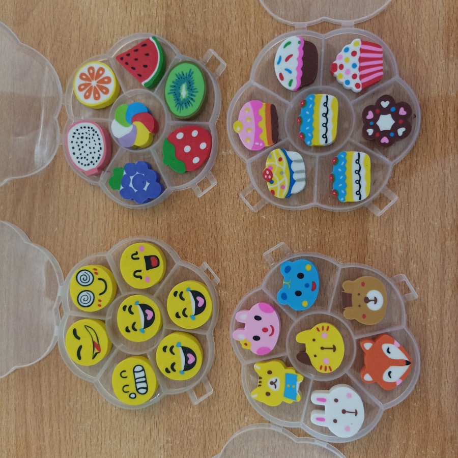 

KK Penghapus pensil buah hewan kue emoji 805