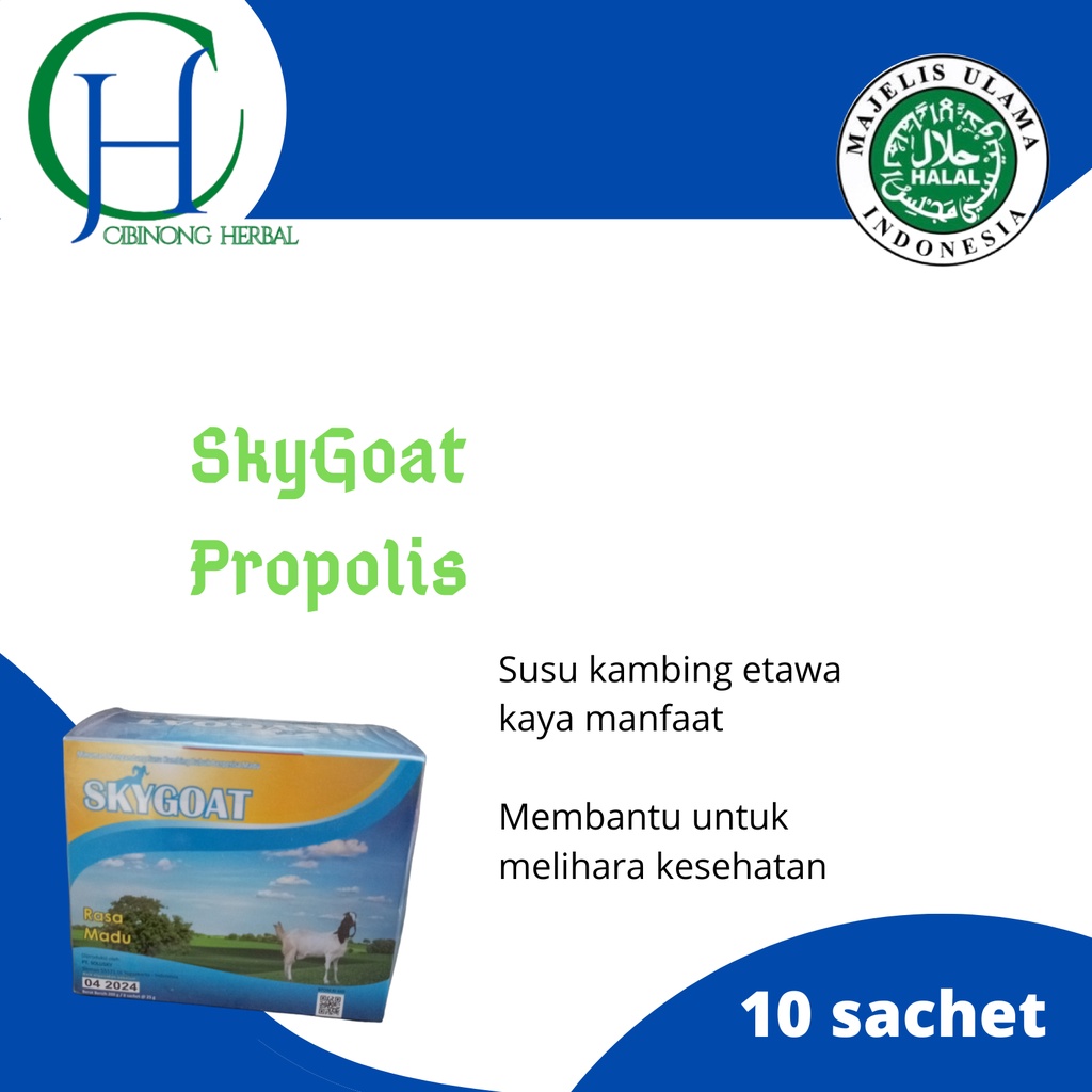 

SkyGoat Propolis Susu Kambing Etawa 10 Sachet