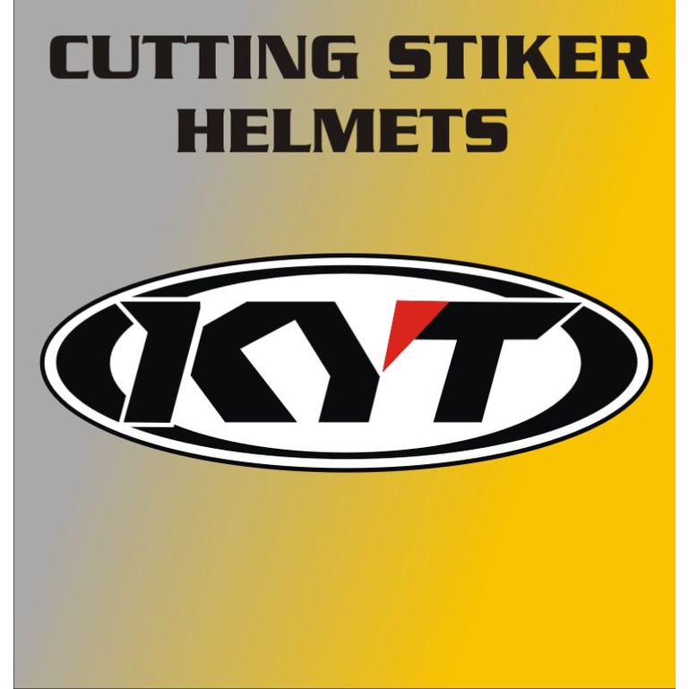 stiker cutting variasi merk helmet