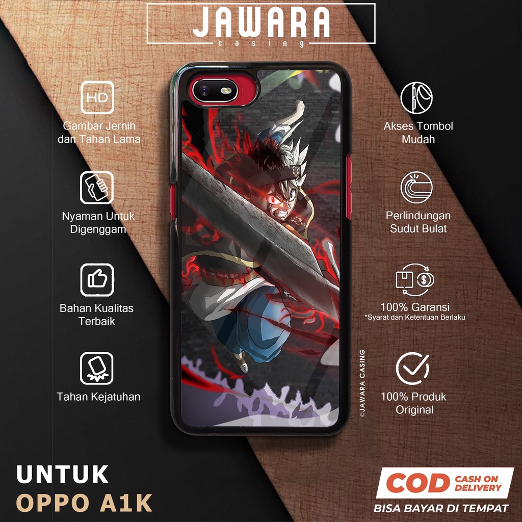 Case Oppo A1K Casing Oppo A1K Jawara Casing [BLCR] Case Glossy Case Aesthetic Custom Case Anime Case