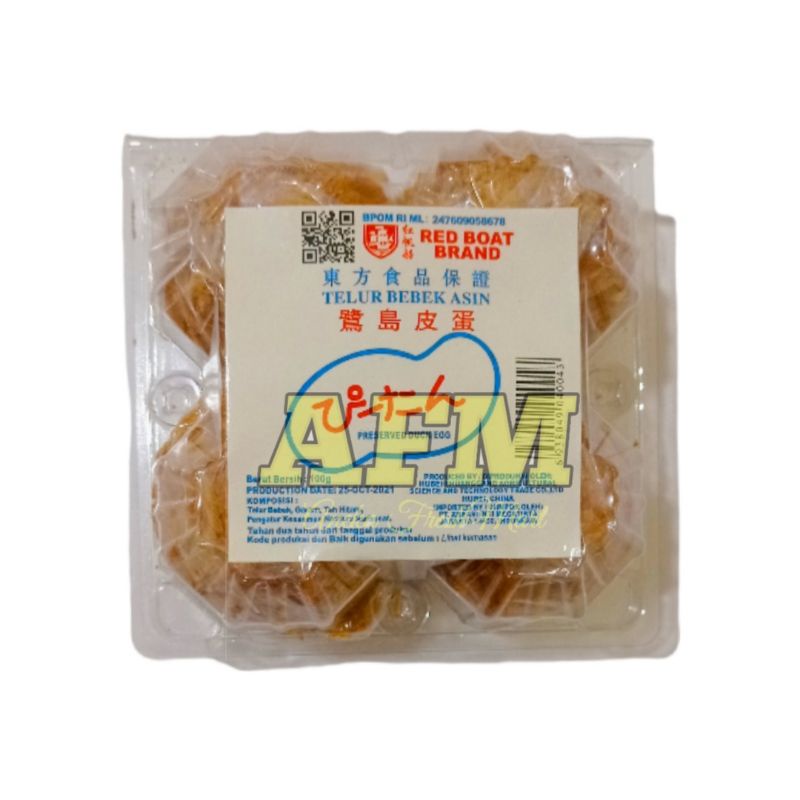 

RED BOAT TELUR PITAN CENTURY EGG PHITAN PHIDAN 1BOX ISI 4PCS