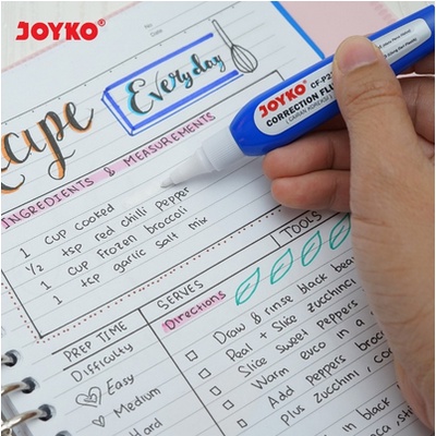 Tipe X Joyko TIP EX ATK STATIONARY Corection Fluid CF-P235 Kertas Roll Murah Cairan Koreksi Penghapus Cair Tulisan Salah Fine Point And Plastic Tip Keperluan Belajar Perlengkapan Tulis Menulis / Sekolah Sehari Hari Hilangkan Koreksi Grosir Prakarya Malang