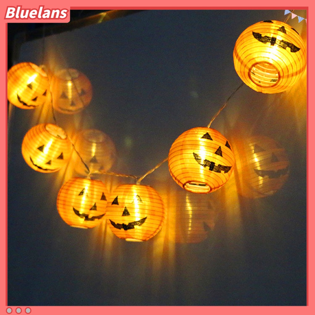 Lampu Lentera Gantung LED Bahan Plastik Tahan Air Untuk Pesta Halloween