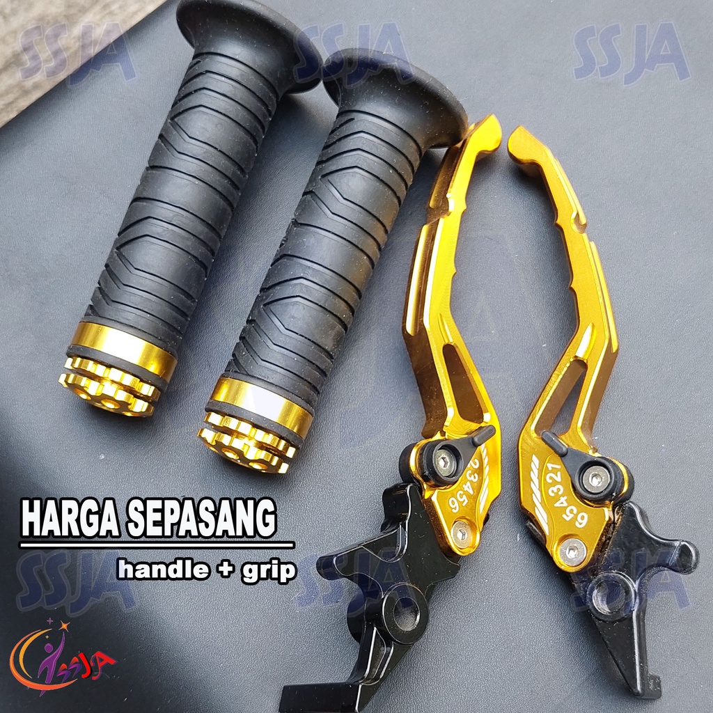 PROMO handle rem vario 160 dan pcx 150 bahan full cnc produk impor sepakat handgrip grip variasi grip plus jalu flower