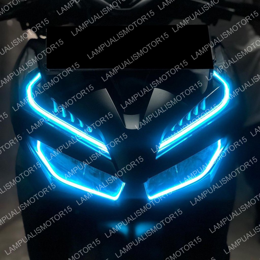 Satu Set Lampu Alis VARIO 125 150 Bonus Devil Eye Lampu Alis Drl VARIO LED V3 Bonus Devil Eyes New