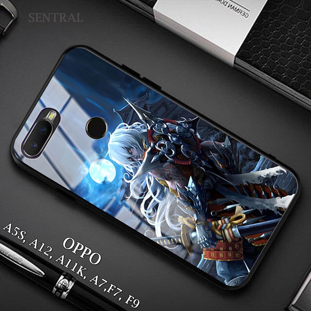 Softcase Glass Kaca OPPO A5s - Case Hp Pelindung Handphone OPPO A5s [ A77].